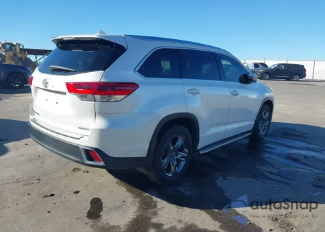 2017 Toyota Highlander Limited Platinum from USA, damaged, VIN 5TDYZRFH3HS201457